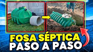 💥 INSTALACIÓN DE FOSA SEPTICA  COMO INSTALAR Paso a Paso [upl. by Wittenburg178]