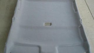 2001 Toyota Corolla Headliner Removal and Fabric Replacement Part 4 Finished Product and Advice [upl. by Yelsnya729]