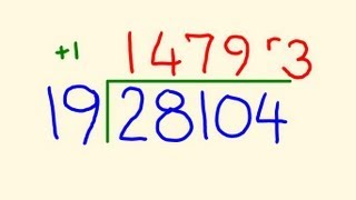 Long Division trick  Fast calculation [upl. by Romaine]