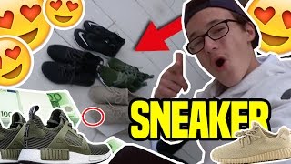 MEINE SNEAKER NMD YEEZY NIKE  VERLOSUNG [upl. by Ahsinhoj]