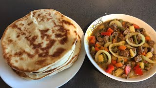 Ceesh somali iyo suqaar somali pita bread [upl. by Bethesda]