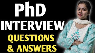 Phd Interview Questions And Answers In Hindi  How To Prepare For Phd Interview [upl. by Yeuh]