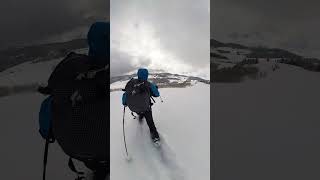 Deep Powder Telemark Skiing With My Flying Buddy [upl. by Ignace]