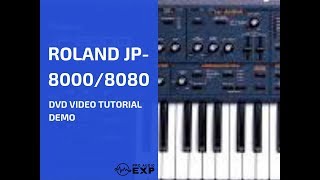 Roland JP8000 JP8080 DVD Video Tutorial Demo Review Help [upl. by Mommy341]