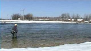 Fairford River Freeze Off  Fly Fishing Manitoba guided trips out of Winnipeg [upl. by Nagar308]