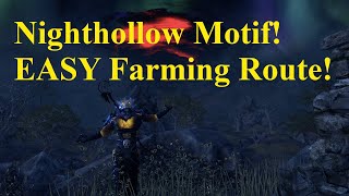 ESO Nighthollow Motif EASY Markarth Farming Route [upl. by Agnimod]