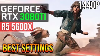 Star Wars Outlaws  RTX 3080 TI  RYZEN 5600X  BEST SETTINGS  2024 [upl. by Giovanni]