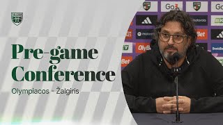 Andrea Trinchieri “Olympiacos has the toughest defense in Europe” [upl. by Netsrak]