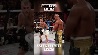 Jake Paul vs Anderson Silva  Fight Highlights JakePaul fight sports boxing shorts [upl. by Elspeth221]