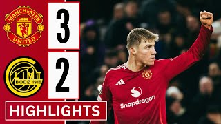 Manchester United vs BodøGlimt 32 Extended Highlights amp All Goals  Europa League 2024 HD [upl. by Ylatfen695]