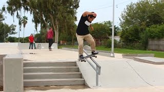 3 Way Down Rail SKATE Brownsville [upl. by Airot]