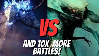 SHIMO VS MUTO PRIME WITH TEN EXTRA MONSTER BATTLES [upl. by Pastelki316]