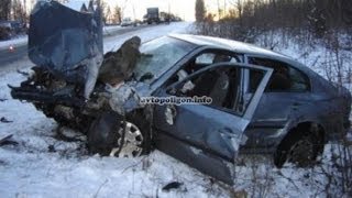 CAR CRASH IN RUSSIA COUNTRY FATAL CRASH SKODA OCTAVIA [upl. by Irat124]