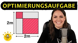 Extremwertaufgaben 9 Klasse – Minimaler Flächeninhalt [upl. by Redvers]