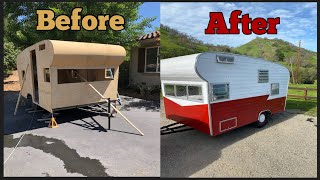 Rebuilding a Vintage Camper Trailer [upl. by Dat966]