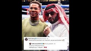 Devin Haney Wants Turki Alalshikh To Make Jack Catterall Fight [upl. by Gifferd]