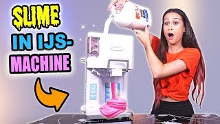 SLIJM PROBEREN TE MAKEN IN EEN IJSMACHINE  Slime Sunday [upl. by Eiclek]