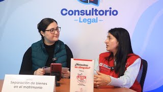 ConsultorioLegal  Separación de bienes en el matrimonio [upl. by Eittah]