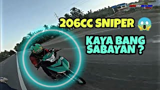 206cc YAMAHA SNIPER kaya bang sabayan ni Raider fi Superstock WATCH PART 1 [upl. by Janiuszck373]