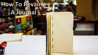 How To Revamp A PaperBlanks Journal [upl. by Medorra204]