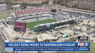 Holiday Bowl moving to Snapdragon Stadium after two years at Petco Park [upl. by Irrep356]