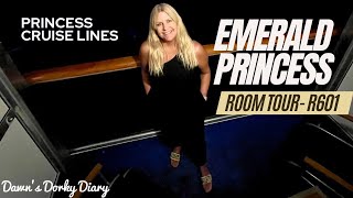 Emerald Princess Balcony Room Tour  R601 [upl. by Neivad]