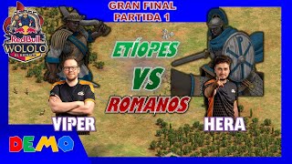 GRAN FINAL RED BULL WOLOLO EL REINADO  Hera vs Viper  Age of empires 2  PARTIDA 1  DEMOmx  AOE2 [upl. by Rhody]