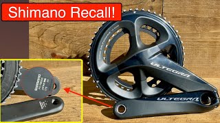 Is Your Bike Affected Shimano UltegraDuraAce 11Speed Crankset Recall Explained 6Month Update [upl. by Ahsinut713]