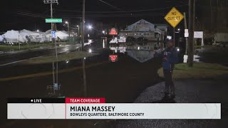 Team Coverage Bowleys Quarters sees flooding after Tuesday storm [upl. by Iroc]