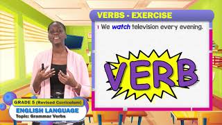 English Language  Grade 5 Verbs [upl. by Wetzell]