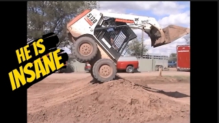 He is the most Insane Skilled Skid steer Operator in the World [upl. by Darees]