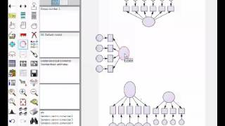 Ordenes básicas para construir un modelo SEM con AMOS [upl. by Kaltman]