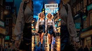 🥳 Sheffield Night LIFE girls cops drinks nightlife city sheffield walkingtour [upl. by Lzeil]