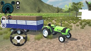 Modern Farm Tractor Driving Games  Farming Tractor 3D  Android Gameplay [upl. by Tterrab]