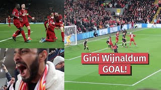 Gini Wijnaldum GOAL Liverpool vs Atletico Madrid [upl. by Dnalevets834]