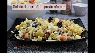 Salata de cartofi cu peste afumat [upl. by Auqkinahs580]