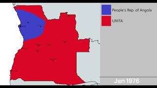 Angolan Civil War  Every Month 19752002 [upl. by Radley877]