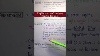 Anaesthesia  Chemistry  Chapter15 Chemistry in Everyday Life  Lec64 Part3 [upl. by Maisel]