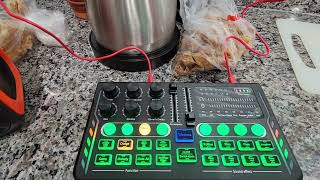 Podcast Equipment Bundle Audio Interface with DJ Mixer Sound Mixer Review Lots of fun with voice c [upl. by Swamy]