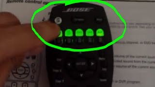 HOW TO PROGRAM BOSE REMOTE REVIEW [upl. by Adamik]