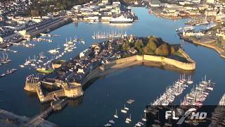 Vues aériennes Concarneau en Bretagne filmé avec un drone [upl. by O'Brien193]