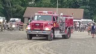 morganville fire and farmingdale fire at Monmouth county firefighter competition [upl. by Nawj]