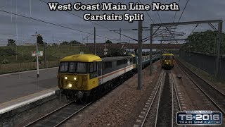 Train Simulator 2016  Career Mode  West Coast Main Line North  Carstairs Split Part 1 [upl. by Haldeman833]