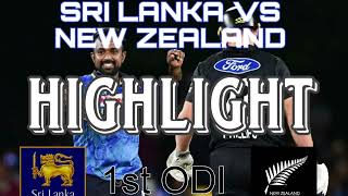 Full Highlights  1st ODI Match  New Zealand Of Sri Lanka✌ [upl. by June909]