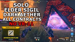 MW3 Zombies Full Solo Elder Sigil Setup Dark Aether all contracts NO VR 11 [upl. by Nor787]