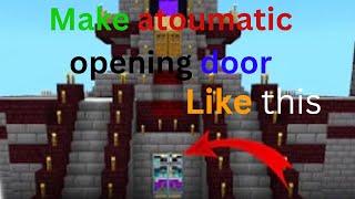 How to make automatic opening door in 2024 [upl. by Sualokcin]