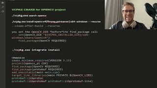 VCPKG basic tutorial for OpenCV CMAKE projects [upl. by Goeger437]