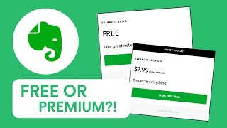 Evernote Basic or Premium Free or Paid [upl. by Ahsemik]