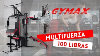 Multifuerza 100 Libras Multigimnasio 3 Estaciones Multifuncional  Marca Gymax GYMAXCOL [upl. by Dale]