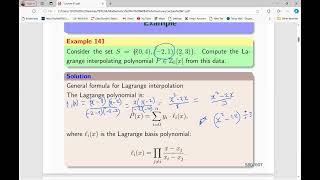 Lecture 61  Lagrange Interpolation Modulo P [upl. by Arlana]